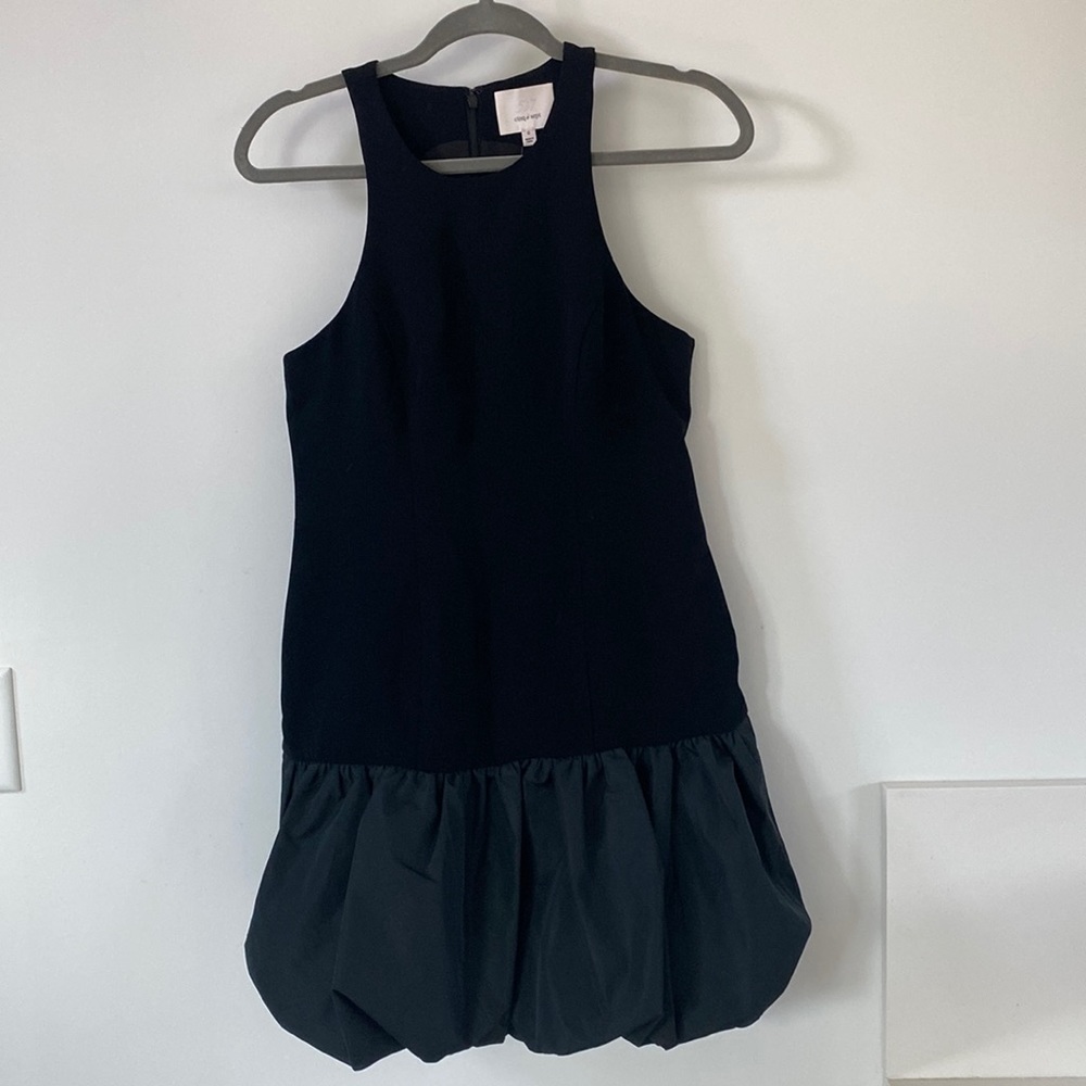 Cinq a sept black mini dress